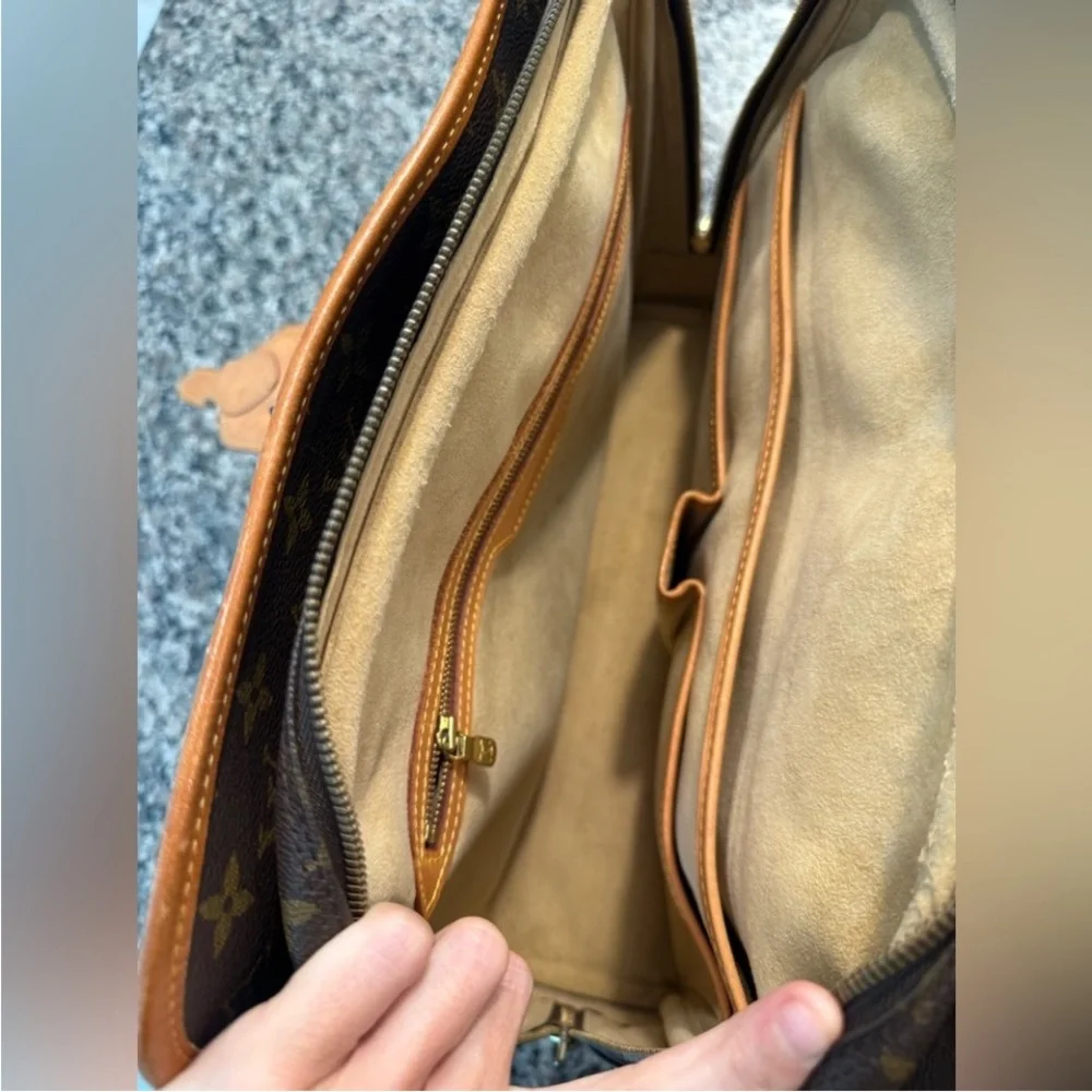 Louis Vuitton Brown Monogram Briefcase Document Holder